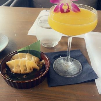 Paperfish Sushi - HH Gyoza and passion fruit martini - Sushi Bars Near Me - Miami, Florida Paperfish Sushi - HH Gyoza and passion fruit martini - Sushi Bars Near Me - Miami, Florida
