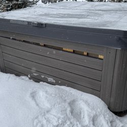 Maximum Comfort Pool & Spa - After Maximum Comfort repaired our hot tub by drilling four holes in it and sticking some screws in it, it still looks like this.