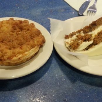Cousin John's Cafe & Bakery - Apple crumb tart (left) Carrot cake!!! (Right) - Bakeries Near Me - Brooklyn, New York Cousin John's Cafe & Bakery - Apple crumb tart (left) Carrot cake!!! (Right) - Bakeries Near Me - Brooklyn, New York