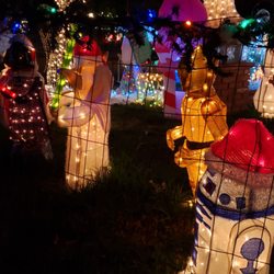 Winter Wonderland - Simi Valley - Star Wars gets a nod.