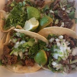 Juanchos Authentic Mexican Restaurant - Carne asada street tacos - Tasteless meat. Super meh.