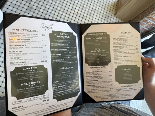 Menu photo 2 Zoya San Diego, CA Menu photo 2 Zoya San Diego, CA