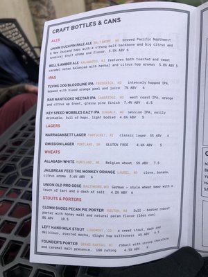 Menu photo 7 E W Beck's Sykesville, MD