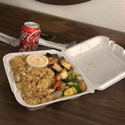 Kenzi Hibachi Express - Food plate