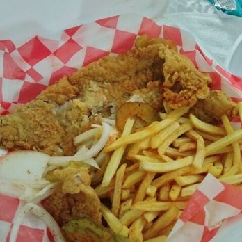 Hella Hot Chicken - Fish (whiting) and fries combo - Chicken Wings Near Me - Nashville, Tennessee