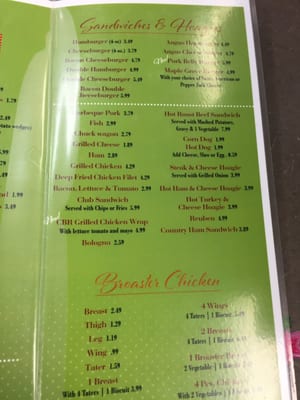 Menu photo 2 Maple Grove Unicoi, TN
