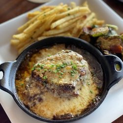 Tavern House Kitchen + Bar - French Onion Filet Mignon signature dish