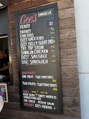 Menu photo 1 Gee's Barbecue Santa Ana, CA Menu photo 1 Gee's Barbecue Santa Ana, CA