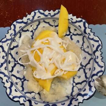 Thai Arroy - Mango sticku rice- dellicious! - Thai Near Me - Virginia Beach, Virginia