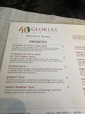 Menu photo 1 Gloria's Latin Cuisine Austin, TX