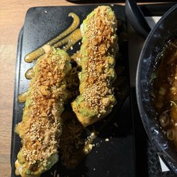 Spicy Roasted Miso Avocado Sushi Roll (8 pieces) Spicy Roasted Miso Avocado Sushi Roll (8 pieces)