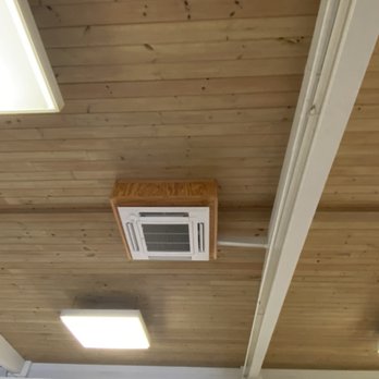 RC Air - Completed Mitsubishi ceiling cassette in fellowship hall - Heating & Air Conditioning/HVAC Near Me