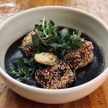 La Biznaga - Mogo mogo: plantain rolled in amaranth in bean sauce - Mexican Near Me - Oaxaca, OAX