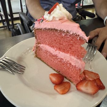 City Cafe & Catering - Strawberry cake! The icing was divine. - Sandwiches Near Me - McAllen, Texas City Cafe & Catering - Strawberry cake! The icing was divine. - Sandwiches Near Me - McAllen, Texas