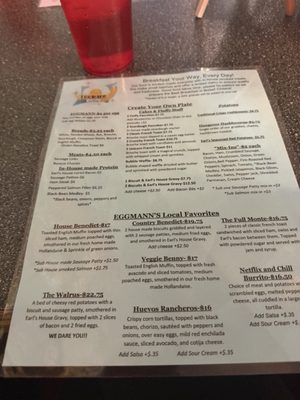 Menu photo 8 Egg Mann and Earl Boise, ID