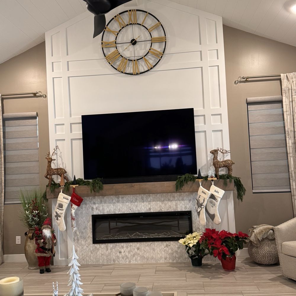 Evans Construction & Design - Tv / fireplace wall - General Contractors Near Me Evans Construction & Design - Tv / fireplace wall - General Contractors Near Me