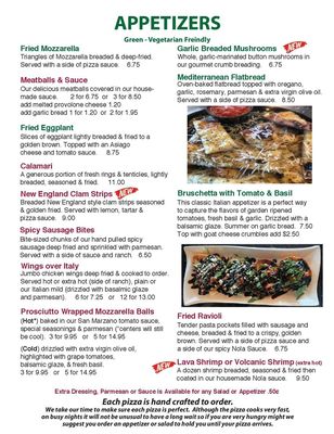 Menu photo 5 Apizza Di Napoli Aiken, SC Menu photo 5 Apizza Di Napoli Aiken, SC