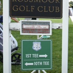 Rossmoor Golf Shop - Golf Course signage