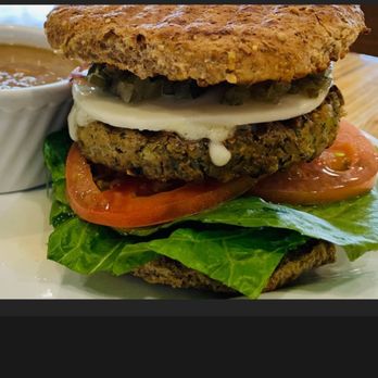 Apple A Day Cafe - What is on the menu looks good but next picture is what I received - Juice Bars & Smoothies Near Me - Miami Beach, Florida