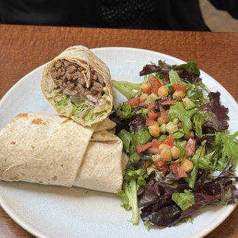 Amoura Restaurant - Beef Shawarma Wrap - Mediterranean Near Me - South San Francisco, California