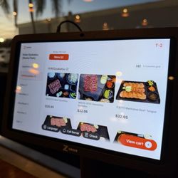Tablet you use to order
