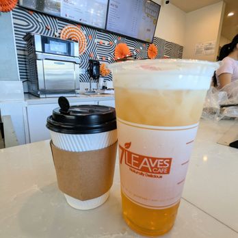 7 Leaves Cafe - L Mint Sereno $5.75 R Sea Cream Jasmine Tea $6.30 - Coffee & Tea Near Me - Montebello, California 7 Leaves Cafe - L Mint Sereno $5.75 R Sea Cream Jasmine Tea $6.30 - Coffee & Tea Near Me - Montebello, California
