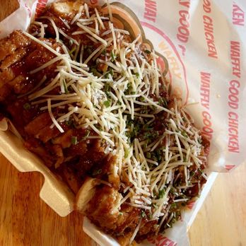 Chick-In Waffle - SPICY HONEY GARLIC FRIES - Chicken Shop Near Me - Kansas City, Missouri