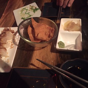 Hooked - Nigiri with carmelized onions in the left - Sushi Bars Near Me - Avon, Colorado