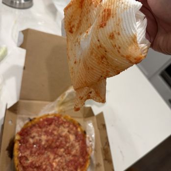 Lou Malnati's Pizzeria - Disgusting grease - Pizza Near Me - Joliet, Illinois Lou Malnati's Pizzeria - Disgusting grease - Pizza Near Me - Joliet, Illinois