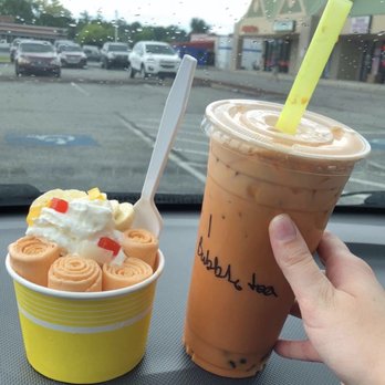 I Love Ice-cream - My first visit last year! Thai rolled ice cream & milk tea - Ice Cream & Frozen Yogurt Near Me - York, Pennsylvania