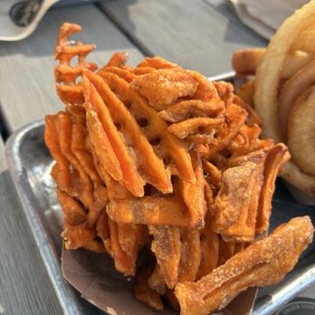 The Stand - American Classics Redefined - Sweet potato waffle fries - New American Near Me - Long Beach, California