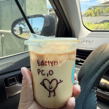 Coffee Cruiser - Peach crisp latte w/ oat. They do monthly specials to keep things exciting - Coffee & Tea Near Me - Ewa Beach, Hawaii Coffee Cruiser - Peach crisp latte w/ oat. They do monthly specials to keep things exciting - Coffee & Tea Near Me - Ewa Beach, Hawaii