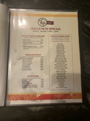 Menu photo 7 Fujis Japanese Cuisine Poplar Bluff, MO