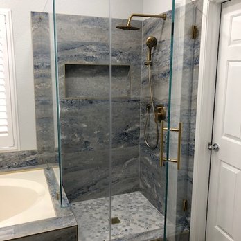 Issacs Glass - master shower with door - Glass & Mirrors Near Me Issacs Glass - master shower with door - Glass & Mirrors Near Me