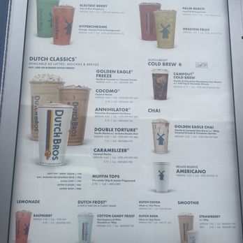 Dutch Bros Coffee - Menu - Coffee & Tea Near Me - Bullhead City, Arizona Dutch Bros Coffee - Menu - Coffee & Tea Near Me - Bullhead City, Arizona