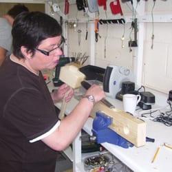 assured locksmith training - Student learning to fit locks