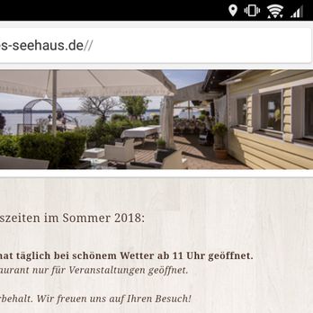 Zum Kleinen Seehaus - Das Restaurant hat derzeit nur für Veranstaltungen geöffnet und die Strandbar nur bei schönem Wetter. Quelle: Homepage - Seafood Near Me - St. Heinrich, BW Zum Kleinen Seehaus - Das Restaurant hat derzeit nur für Veranstaltungen geöffnet und die Strandbar nur bei schönem Wetter. Quelle: Homepage - Seafood Near Me - St. Heinrich, BW