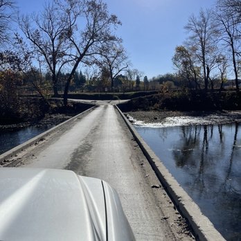 Muse Vineyards - Narrow bridge as you approach. Flood warning. - Wine Tasting Room Near Me - Woodstock, Virginia