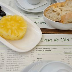 O Poejo - The menu with some blood sausage aka black pudding