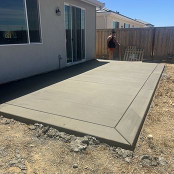 J Garcia Concrete - Patio 12x25 - Masonry/Concrete Near Me
