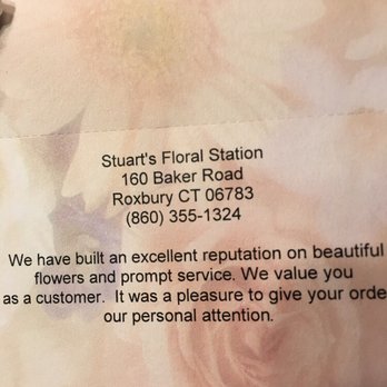 Stuart's Floral Station - Florists Near Me - Roxbury, Connecticut Stuart's Floral Station - Florists Near Me - Roxbury, Connecticut