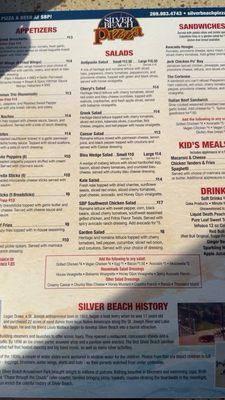 Menu photo 1 Silver Beach Pizza Saint Joseph, MI Menu photo 1 Silver Beach Pizza Saint Joseph, MI
