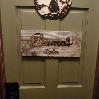 Leña Restaurant - Bathroom door - Bars Near Me - Alameda, California Leña Restaurant - Bathroom door - Bars Near Me - Alameda, California