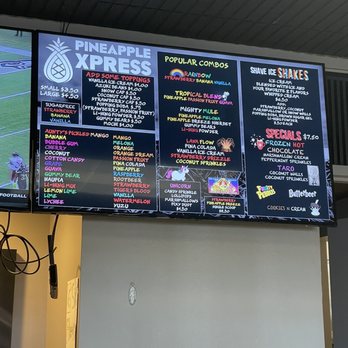 Pineapple Xpress Shave Ice - Menu - Shaved Ice Near Me - Wahiawa, Hawaii Pineapple Xpress Shave Ice - Menu - Shaved Ice Near Me - Wahiawa, Hawaii