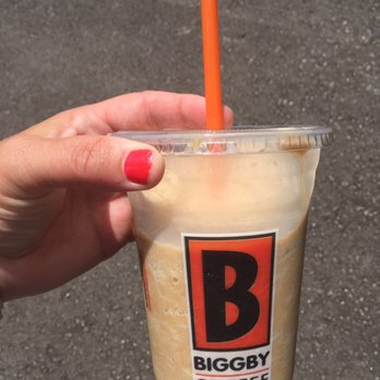BIGGBY COFFEE - Butter Bear  Latte -Butterscotch and caramel with coffee. It was good! - Coffee & Tea Near Me - Plainfield, Indiana