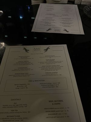 Menu photo 1 5A5 San Francisco, CA