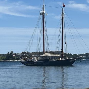 Schooner Stephen Taber - Off Russ Island.  She sits so beautiful !! - Boating Near Me - Rockland, Maine