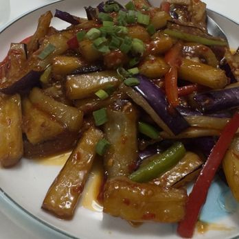 Yummy Szechuan - Vegetarian - eggplant with garlic sauce. Recommended. Spicier than normal and it was great - Szechuan Near Me - Millbrae, California Yummy Szechuan - Vegetarian - eggplant with garlic sauce. Recommended. Spicier than normal and it was great - Szechuan Near Me - Millbrae, California
