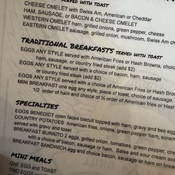 Faye Inn Bar & Grill - Great selection on the menu. Prices are cheap!