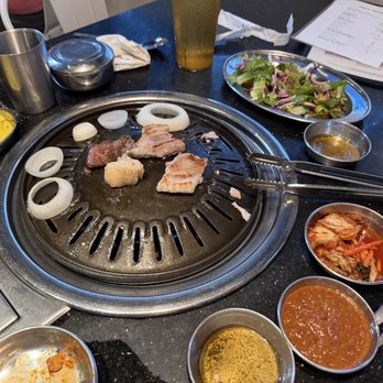 Seoul Garden - Grill table Pork Belly and Kalbi Sal - Korean Near Me - Ann Arbor, Michigan Seoul Garden - Grill table Pork Belly and Kalbi Sal - Korean Near Me - Ann Arbor, Michigan